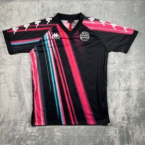 Kappa Gumball 3000 22 Jersey Men's Medium Black Pink Blue Hot Wheels